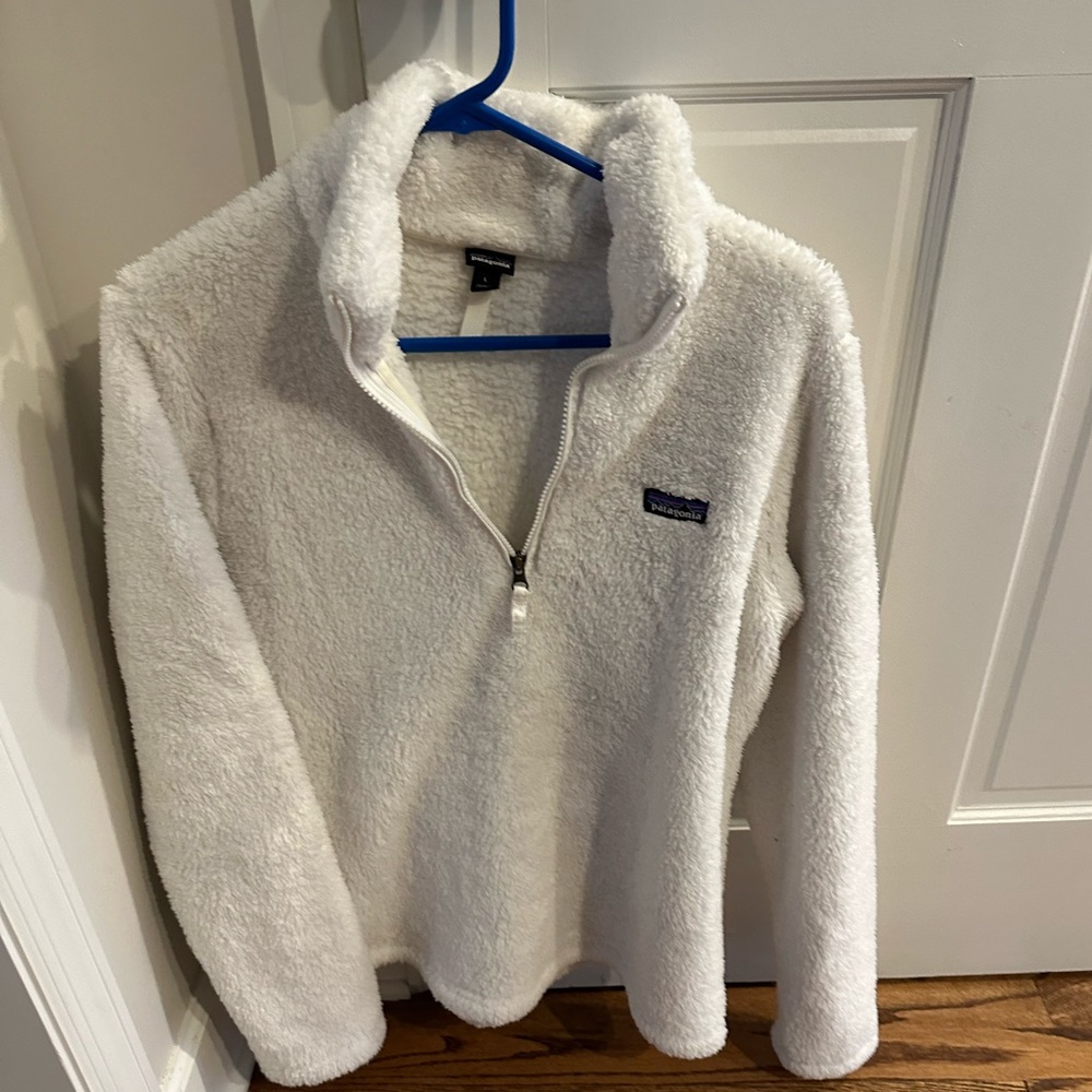 Women’s large white Patagonia fleece